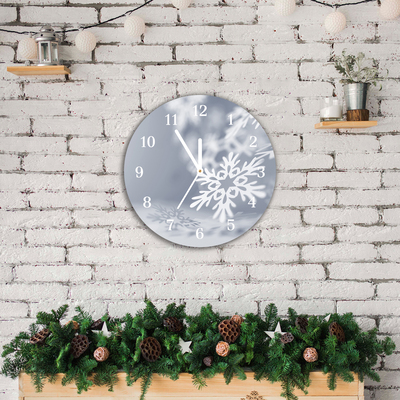 Glasuhr Snowflake Weihnachtsdekoration