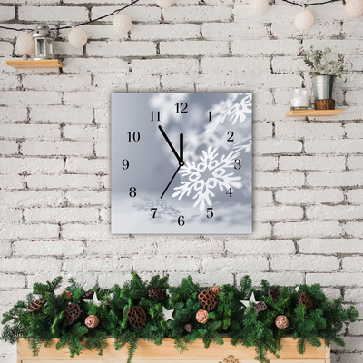 Glasuhr Snowflake Weihnachtsdekoration