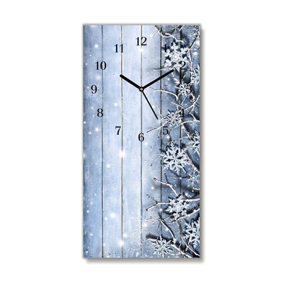 Glasuhr Heiliger Schneeflocken Winter Frost