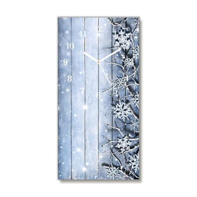 Glasuhr Heiliger Schneeflocken Winter Frost