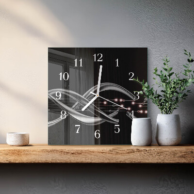 Moderne wanduhr quadratisch Abstraktion