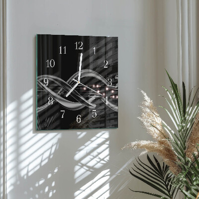 Moderne wanduhr quadratisch Abstraktion