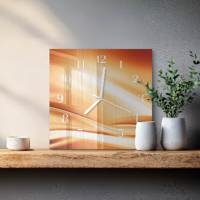Quadratische wanduhr Abstraktion