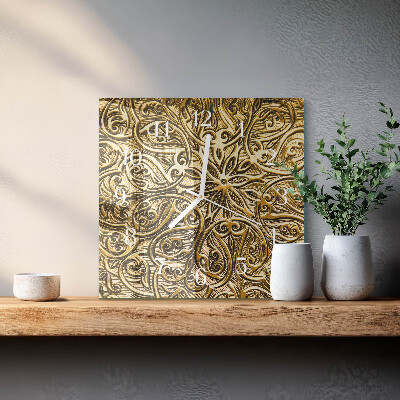 Quadratische wanduhr Mosaik