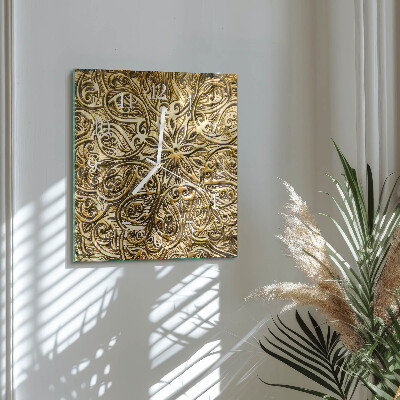 Quadratische wanduhr Mosaik