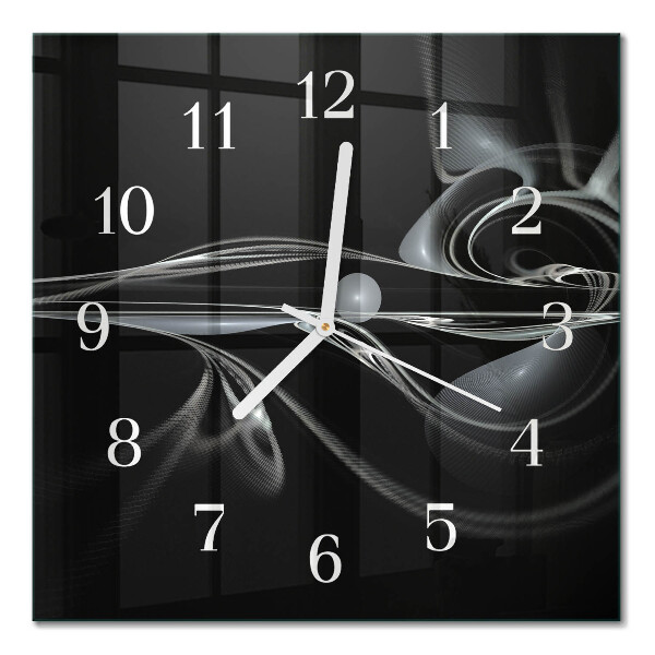 Quadratische wanduhr modern Abstraktion
