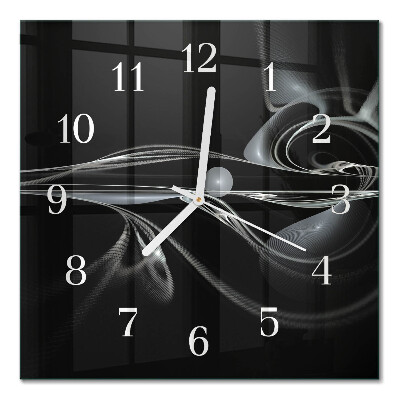 Quadratische wanduhr modern Abstraktion