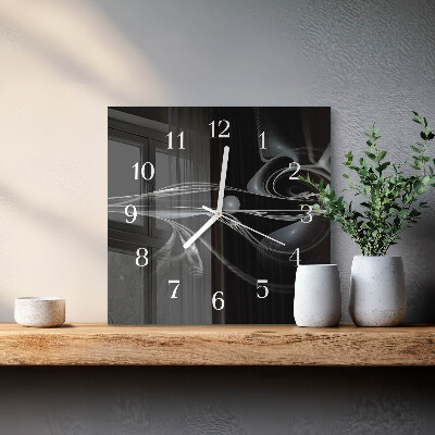 Quadratische wanduhr modern Abstraktion