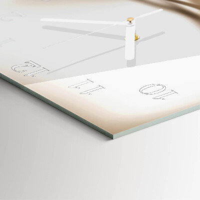 Quadratische wanduhr modern Abstrakte Linien