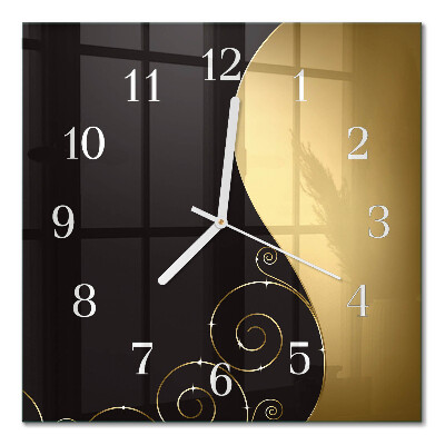 Moderne wanduhr quadratisch Abstrakte Kunst