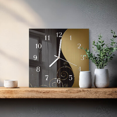 Moderne wanduhr quadratisch Abstrakte Kunst