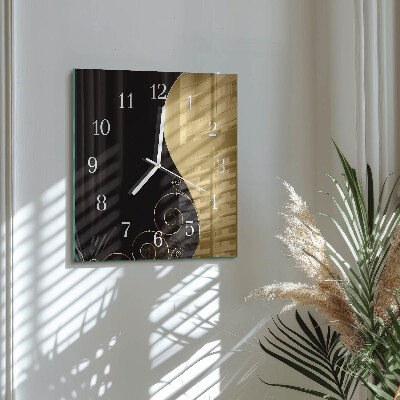 Moderne wanduhr quadratisch Abstrakte Kunst