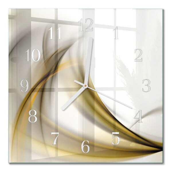 Wanduhr mit motiv quadratisch Abstrakte Linien