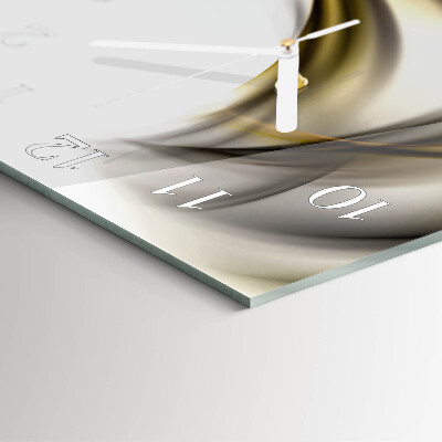 Wanduhr mit motiv quadratisch Abstrakte Linien