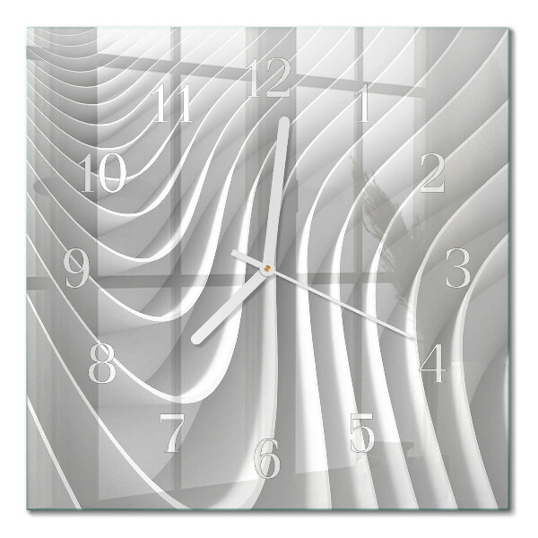 Quadratische wanduhr Abstraktion