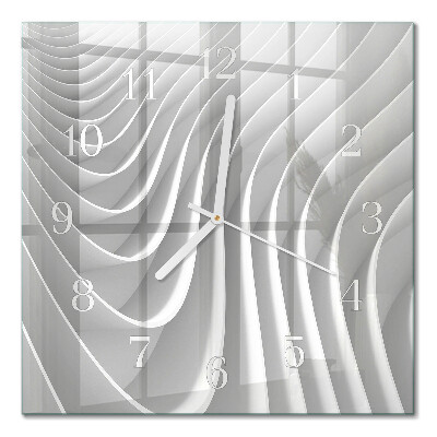 Quadratische wanduhr Abstraktion