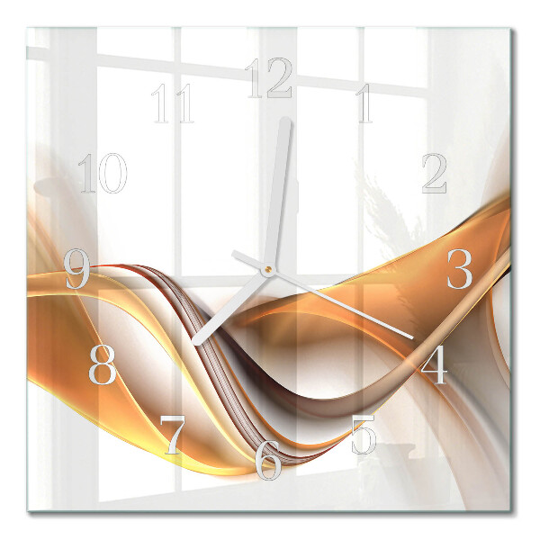 Glasuhr quadratisch Abstraktion