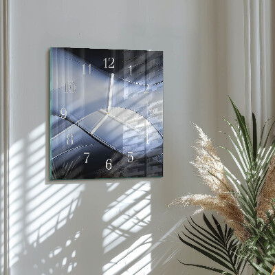 Moderne wanduhr quadratisch Abstraktion