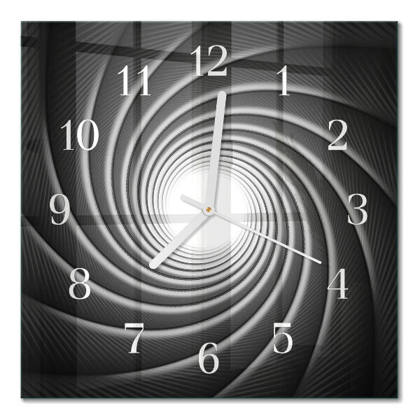 Moderne wanduhr quadratisch Wirbel
