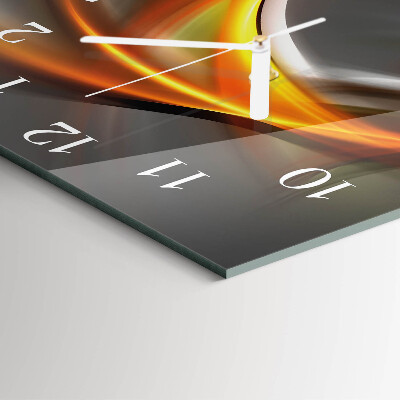 Quadratische wanduhr Abstraktion