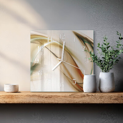 Moderne wanduhr quadratisch Abstraktion