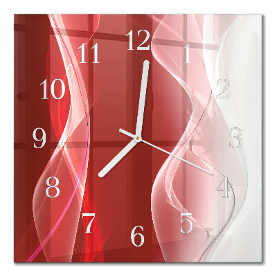 Moderne wanduhr quadratisch Abstraktion
