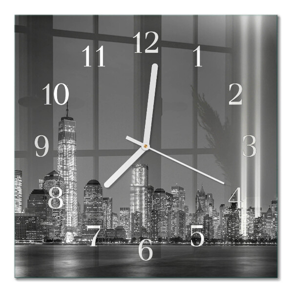Quadratische wanduhr Horizont