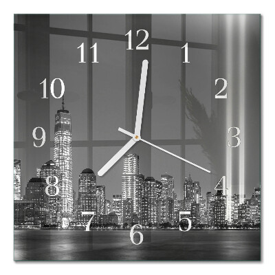 Quadratische wanduhr Horizont
