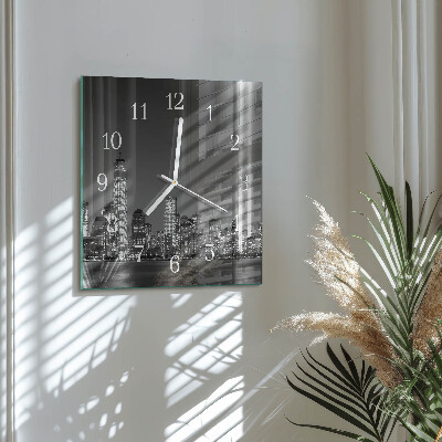 Quadratische wanduhr Horizont