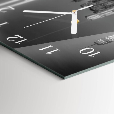 Quadratische wanduhr Horizont