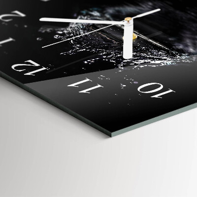 Wanduhr mit motiv quadratisch Wasser