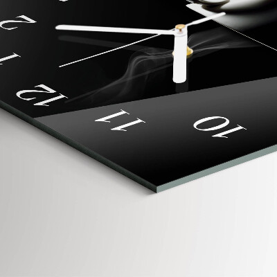 Moderne wanduhr quadratisch Becher