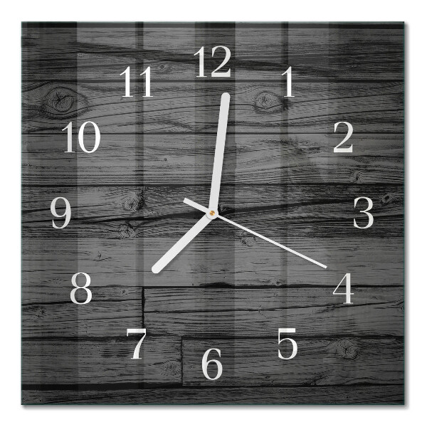 Wanduhr mit motiv quadratisch Holz