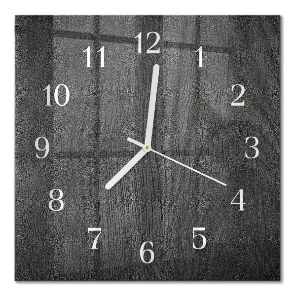 Quadratische wanduhr Holz