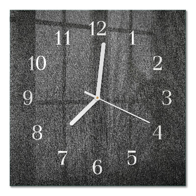 Quadratische wanduhr Holz