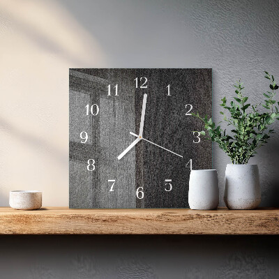 Quadratische wanduhr Holz