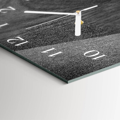 Quadratische wanduhr Holz