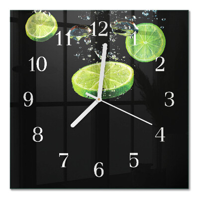 Wanduhr mit motiv quadratisch Limes