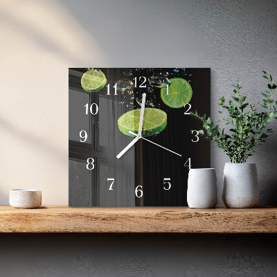 Wanduhr mit motiv quadratisch Limes