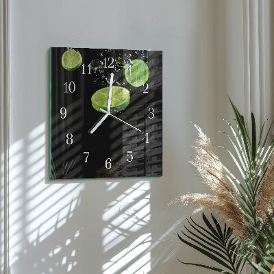 Wanduhr mit motiv quadratisch Limes