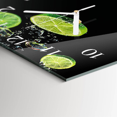 Wanduhr mit motiv quadratisch Limes