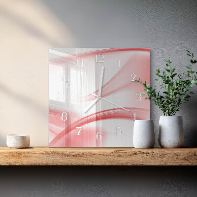 Quadratische wanduhr modern Abstrakte Kunst