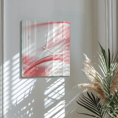 Quadratische wanduhr modern Abstrakte Kunst