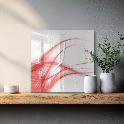 Wanduhr mit motiv quadratisch Abstrakte Kunst