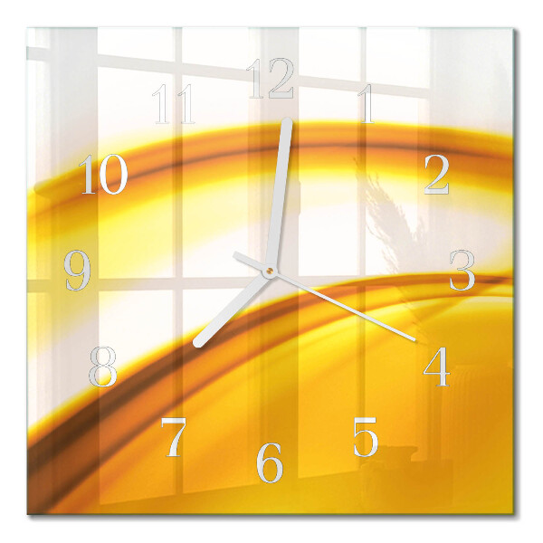 Quadratische wanduhr Abstrakte Kunst