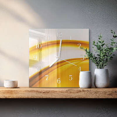 Quadratische wanduhr Abstrakte Kunst