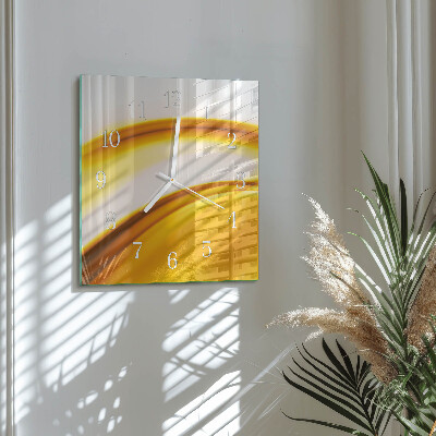 Quadratische wanduhr Abstrakte Kunst