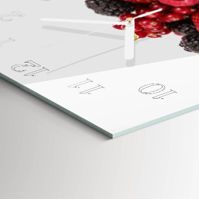 Wanduhr mit motiv quadratisch Obst