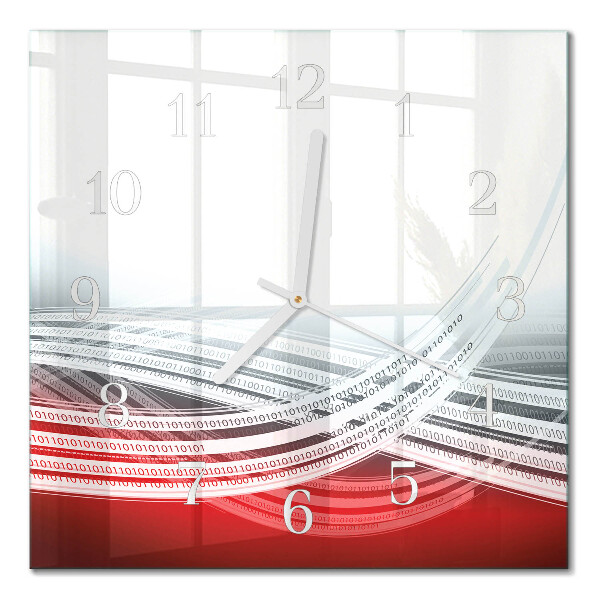 Quadratische wanduhr modern Abstraktion