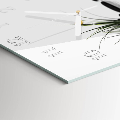 Wanduhr mit motiv quadratisch Steine